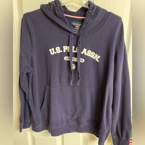 EUC WOMEN’S RALPH LAUREN POLO NAVY BLUE SWEATSHIRT SIZE L